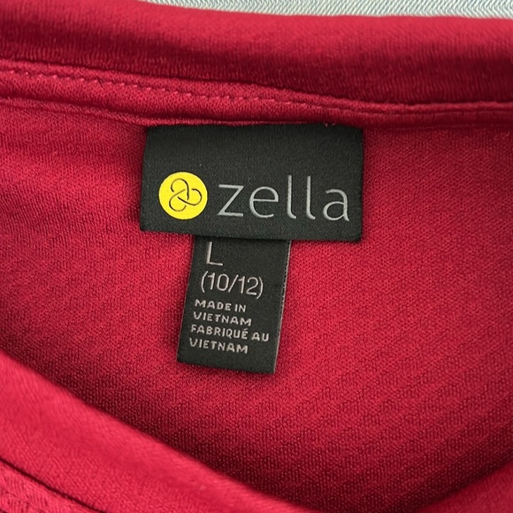ZELLA TEE. SIZE L. BURGUNDY - Picture 2 of 4